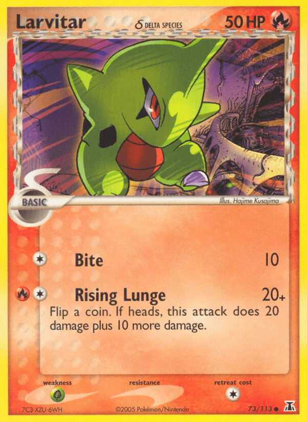 Larvitar (73/113) (Delta Species) [EX: Delta Species] (Online Only)