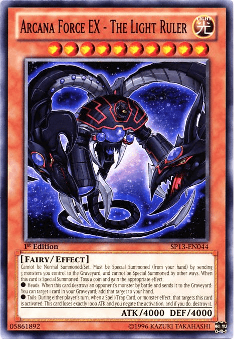 Arcana Force EX - The Light Ruler [SP13-EN044] Common (ONLINE ORDER ONLY)