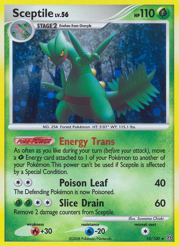 Sceptile (10/100) (Theme Deck Exclusive) [Diamond & Pearl: Stormfront] (Online Only)