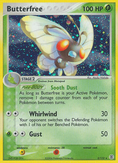 Butterfree (2/112) [EX: FireRed & LeafGreen] (Online Only)