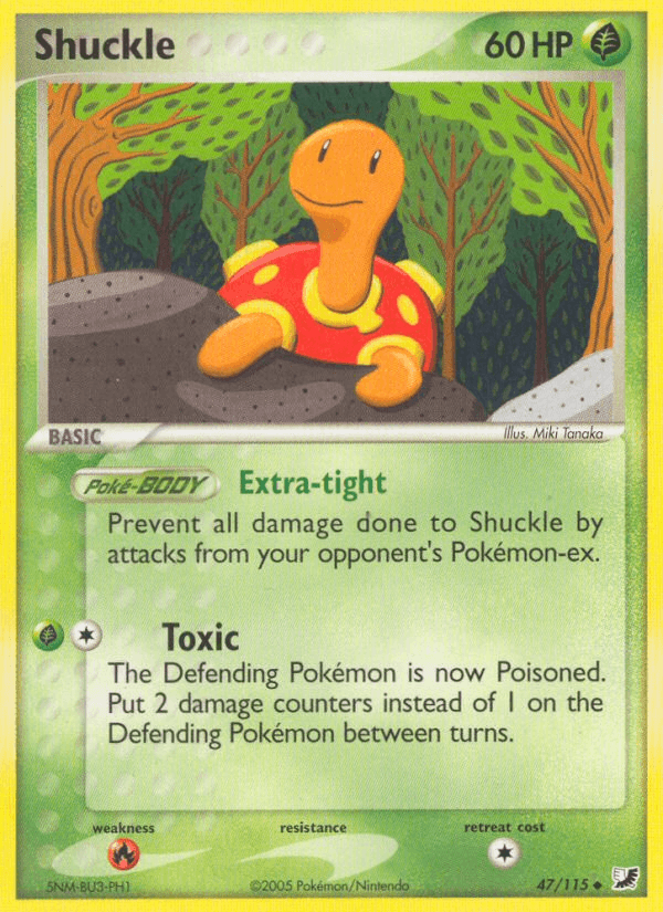 Shuckle (47/115) [EX: Unseen Forces] (Online Only)