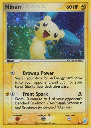 Minun (6/12) [EX: Trainer Kit 2 - Minun] (Online Only)