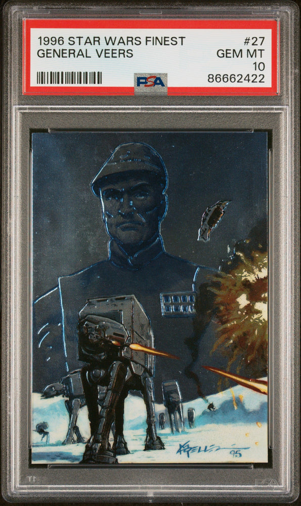 1996 STAR WARS FINEST GENERAL VEERS  #27 - PSA 10 (Online Order Only)