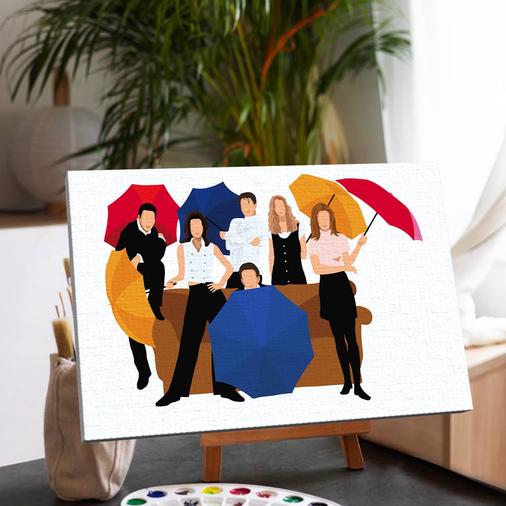 Friends - Paint By Numbers Kit (ONLINE ORDER ONLY)