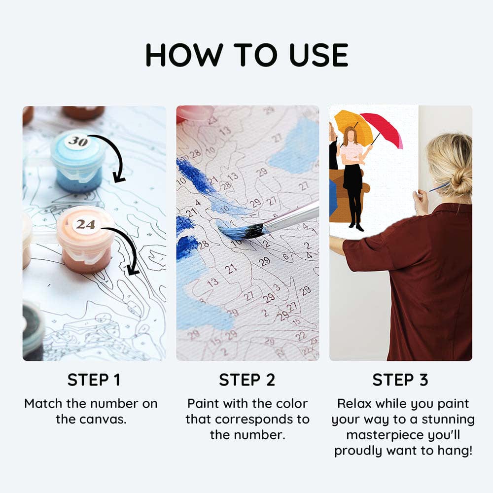 Friends - Paint By Numbers Kit (ONLINE ORDER ONLY)