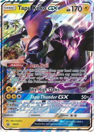 Tapu Koko GX (SM50) (Jumbo Card) [Sun & Moon: Black Star Promos] (Online Only)