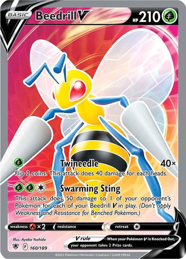 Beedrill V (160/189) [Sword & Shield: Astral Radiance] (Online Only)