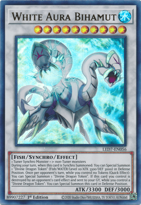 White Aura Bihamut [LED7-EN056] Ultra Rare (ONLINE ORDER ONLY)