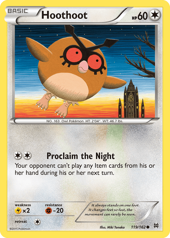 Hoothoot (119/162) [XY: BREAKthrough] (Online Only)