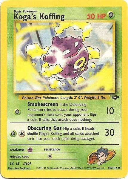 Koga's Koffing (48/132) [Gym Challenge Unlimited] (Online Only)