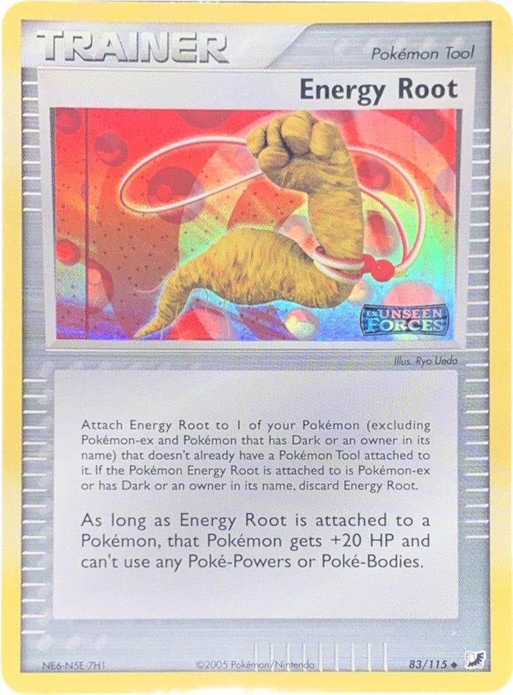 Energy Root (83/115) (Stamped) [EX: Unseen Forces] (Online Only)