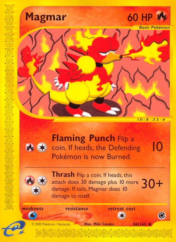 Magmar (86/165) [Expedition: Base Set] (Online Only)