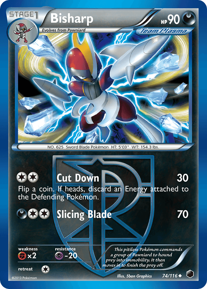 Bisharp (74/116) [Black & White: Plasma Freeze] (Online Only)