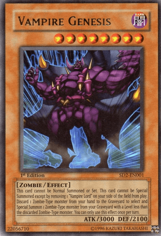 Vampire Genesis [SD2-EN001] Ultra Rare (ONLINE ORDER ONLY)