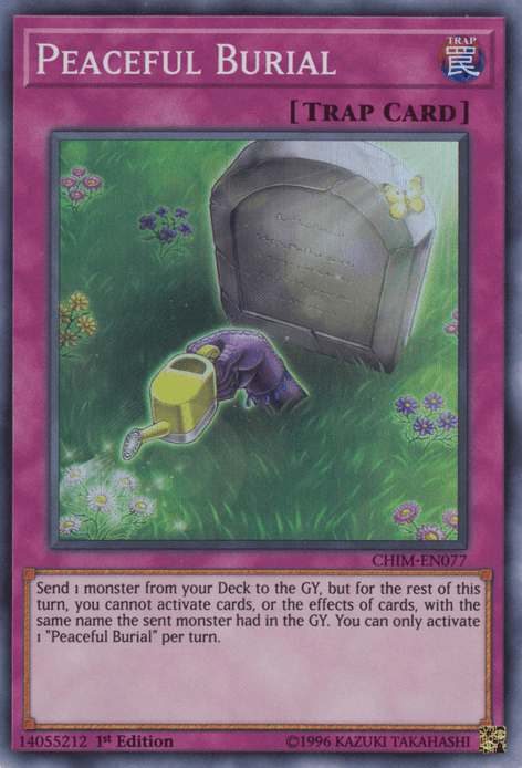 Peaceful Burial [CHIM-EN077] Super Rare (ONLINE ORDER ONLY)