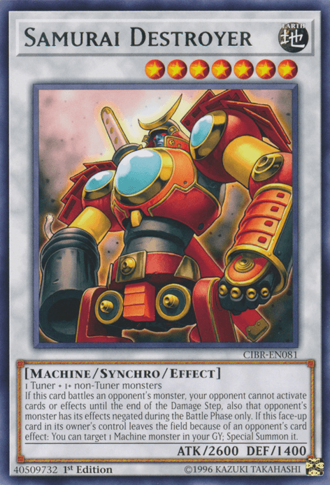 Samurai Destroyer [CIBR-EN081] Rare (ONLINE ORDER ONLY)