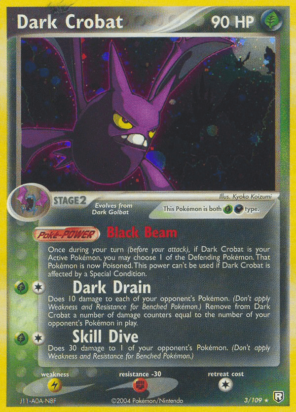 Dark Crobat (3/109) [EX: Team Rocket Returns] (Online Only)