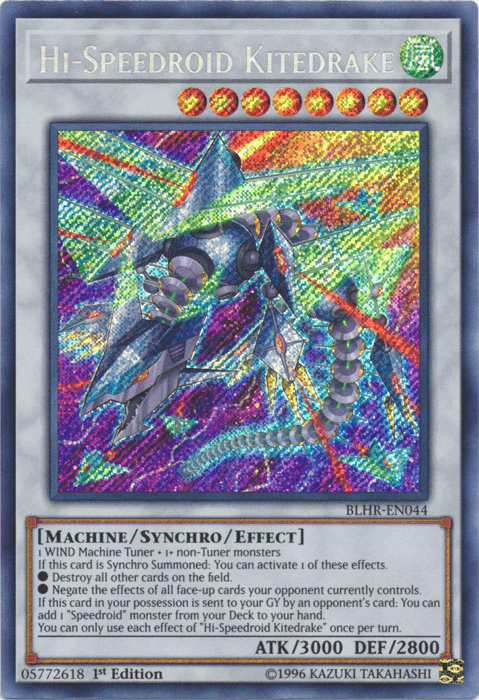 Hi-Speedroid Kitedrake [BLHR-EN044] Secret Rare (ONLINE ORDER ONLY)