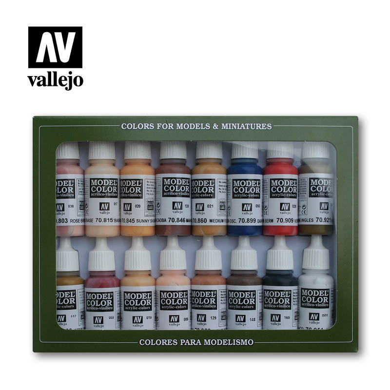Model Color Set: Face and Skin Tones (16) (ONLINE ORDER ONLY)