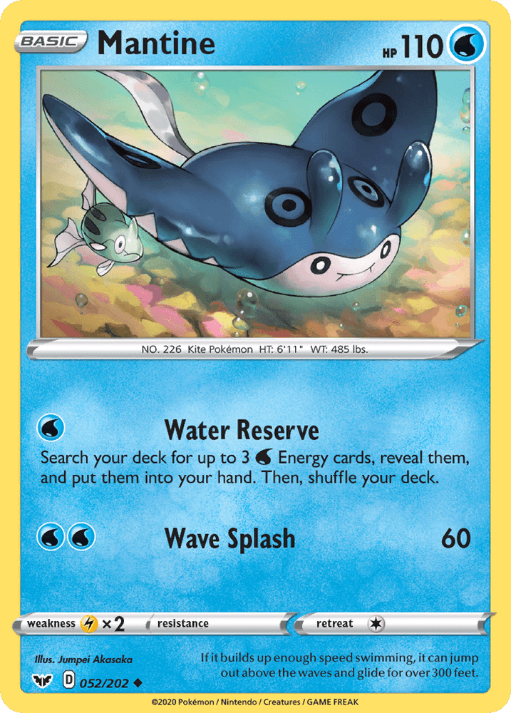Mantine (052/202) [Sword & Shield: Base Set] (Online Only)
