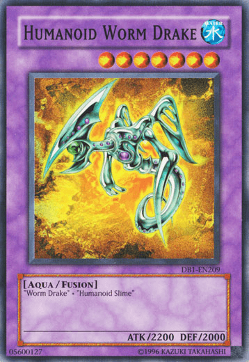 Humanoid Worm Drake [DB1-EN209] Common (ONLINE ORDER ONLY)