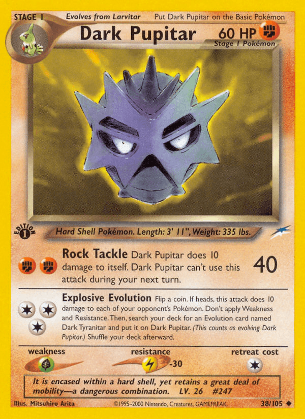 Dark Pupitar (38/105) [Neo Destiny 1st Edition] (Online Only)