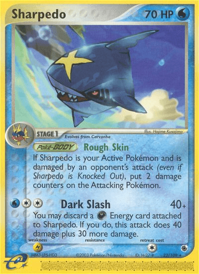Sharpedo (22/109) [EX: Ruby & Sapphire] (Online Only)