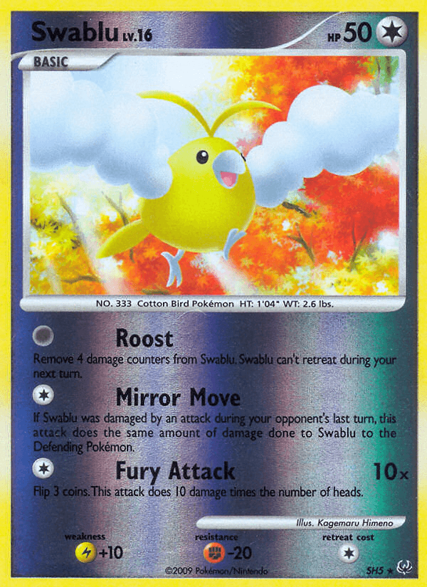 Swablu (SH5) [Platinum: Base Set] (Online Only)
