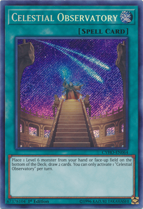 Celestial Observatory [CYHO-EN064] Secret Rare (ONLINE ORDER ONLY)