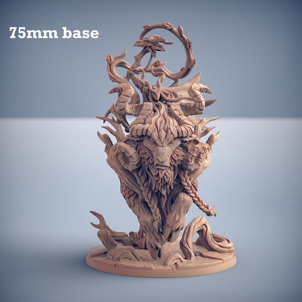 Faenarion the Luxuriant (Forest Spirit Beast, With or Without Mounted Druid) (Online Only)