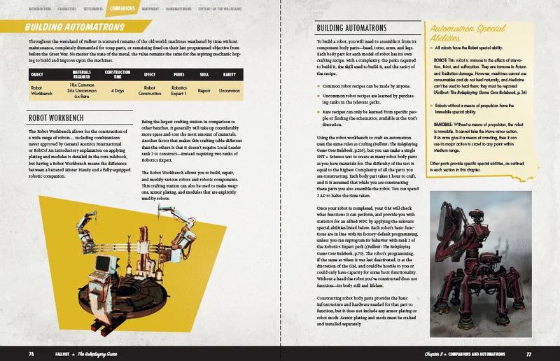 Fallout: The Roleplaying Game Settler's Guide Book (ONLINE ORDER ONLY)