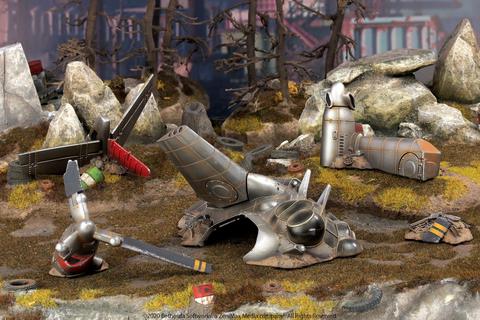 Fallout: Wasteland Warfare - Terrain Expansion - Crashed Vertibird (ONLINE ORDER ONLY)