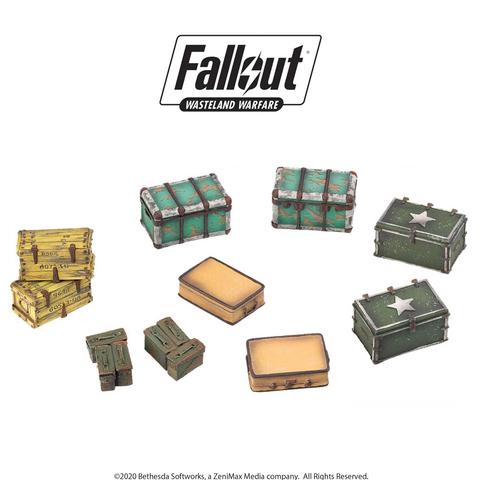 Fallout: Wasteland Warfare - Terrain Expansion - Cases and Crates