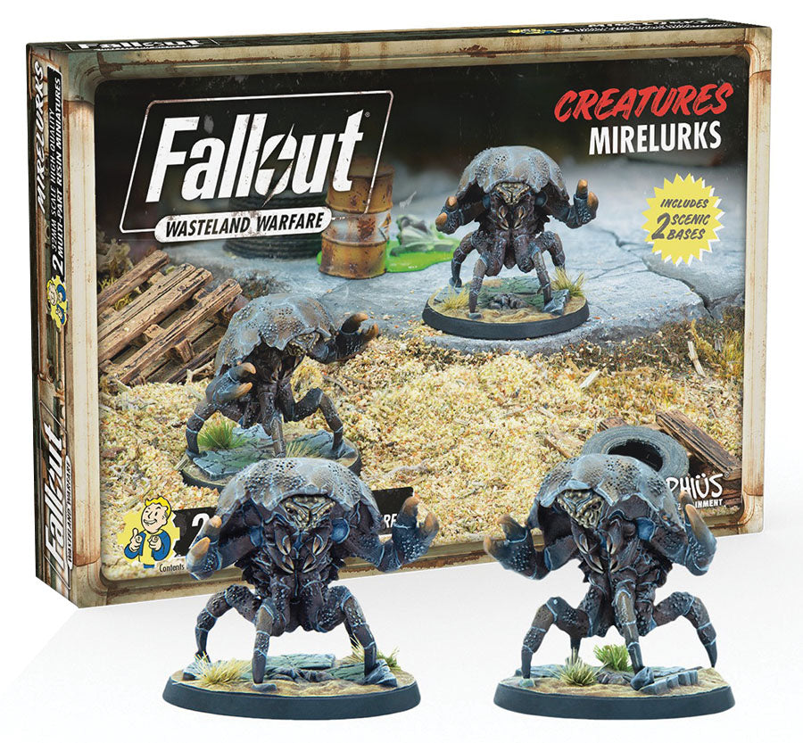 Fallout: Wasteland Warfare - Creatures - Mirelurks (ONLINE ORDER ONLY)