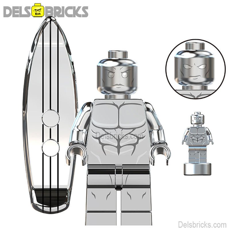 Fantastic Four Silver Surfer Lego Minifigures Custom Toys 2 (ONLINE ORDER ONLY)