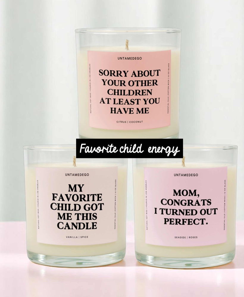 Favorite Child Energy Candle Trio Bundle (ONLINE ORDER ONLY)