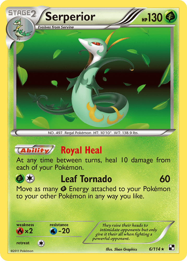Serperior (6/114) [Black & White: Base Set] (Online Only)