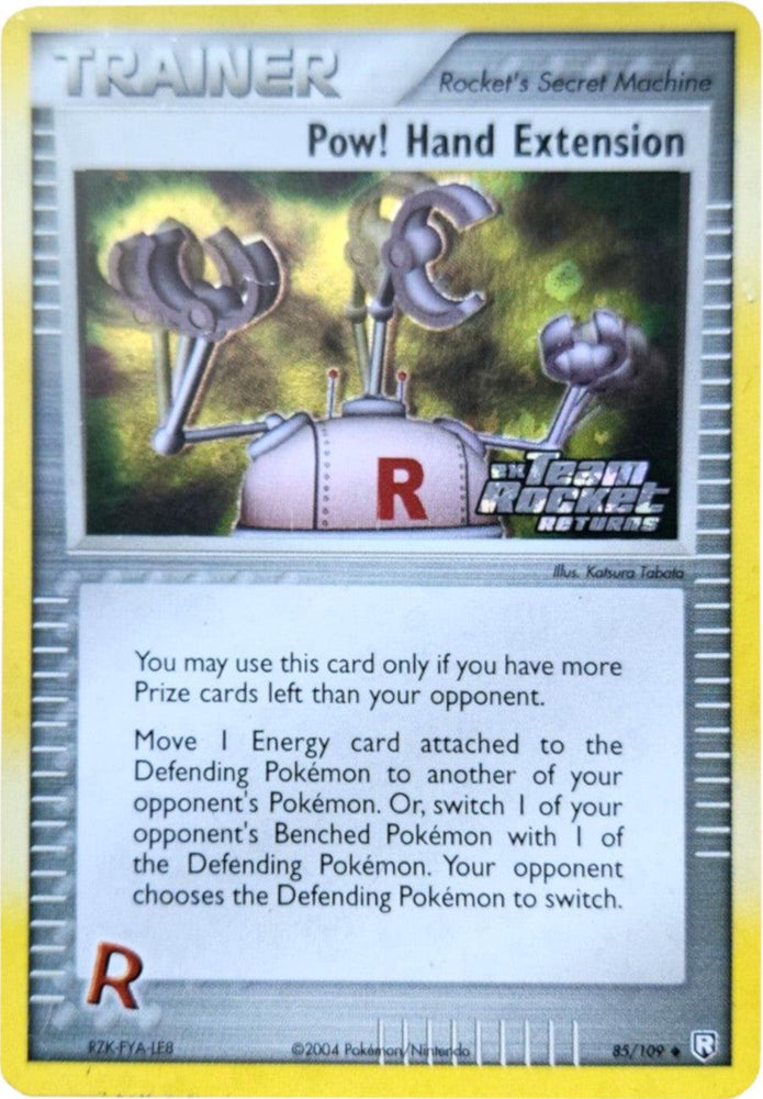 Pow! Hand Extension (85/109) (Stamped) [EX: Team Rocket Returns] (Online Only)