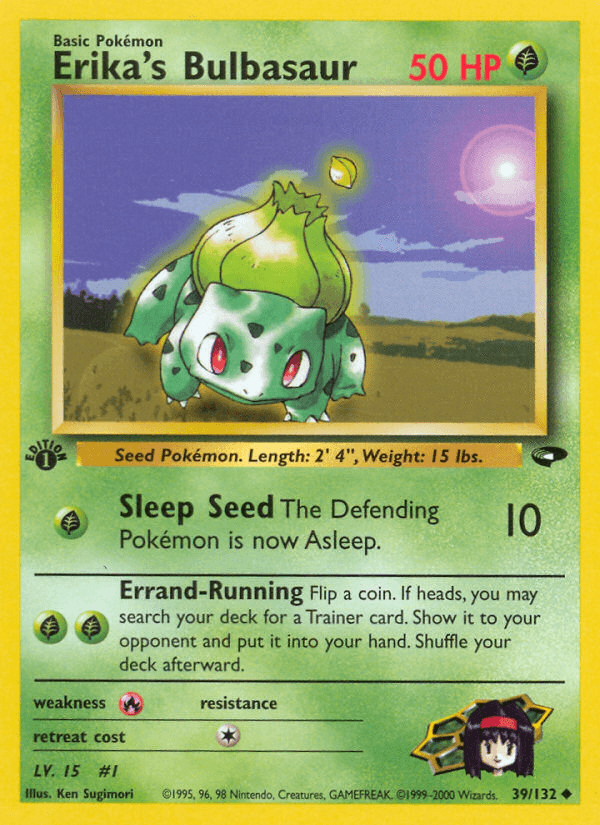 Erika's Bulbasaur (39/132) [Gym Challenge 1st Edition] (Online Only)