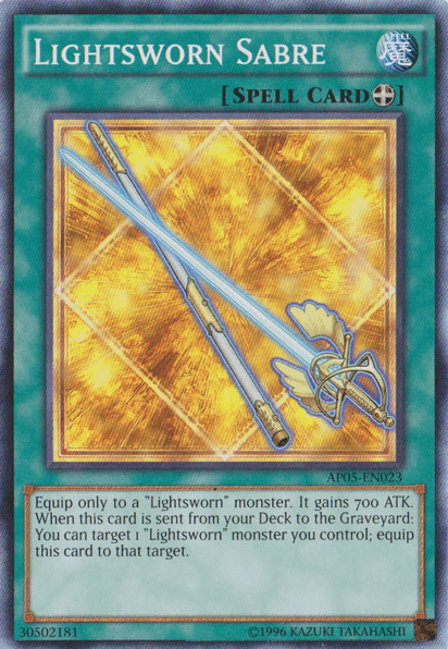 Lightsworn Sabre [AP05-EN023] Common (ONLINE ORDER ONLY)