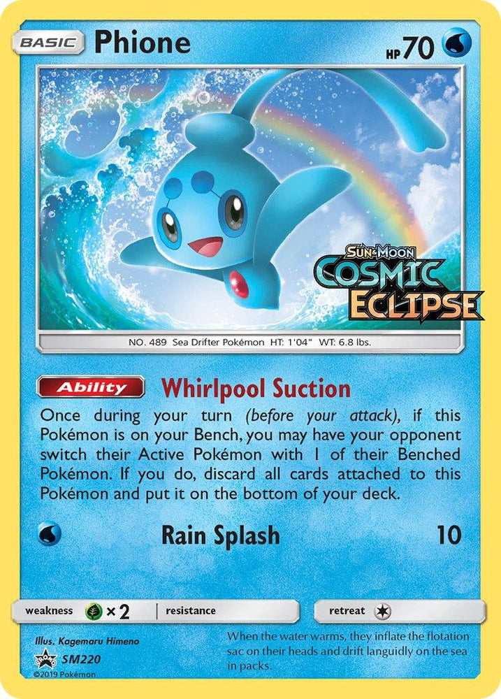 Phione (SM220) [Sun & Moon: Black Star Promos] (Online Only)