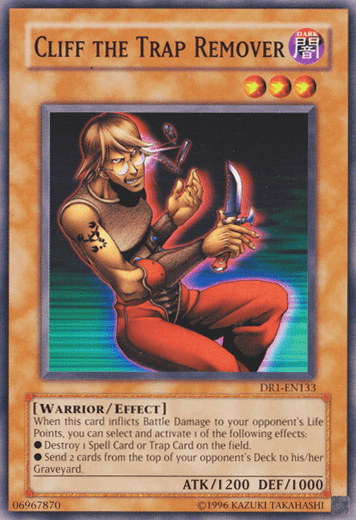 Cliff the Trap Remover [DR1-EN133] Common (ONLINE ORDER ONLY)