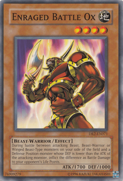 Enraged Battle Ox [DR2-EN071] Common (ONLINE ORDER ONLY)