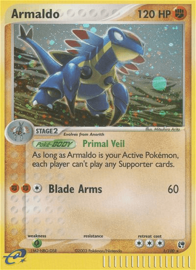 Armaldo (1/100) [EX: Sandstorm] (Online Only)