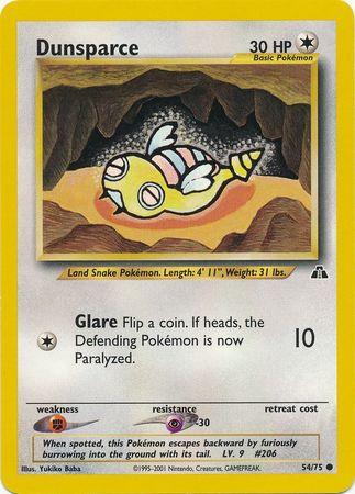 Dunsparce (54/75) [Neo Discovery Unlimited] (Online Only)