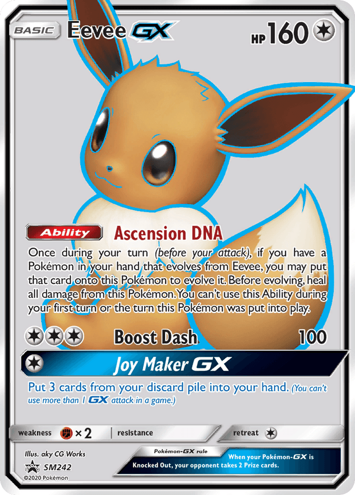 Eevee GX (SM242) [Sun & Moon: Black Star Promos] (Online Only)