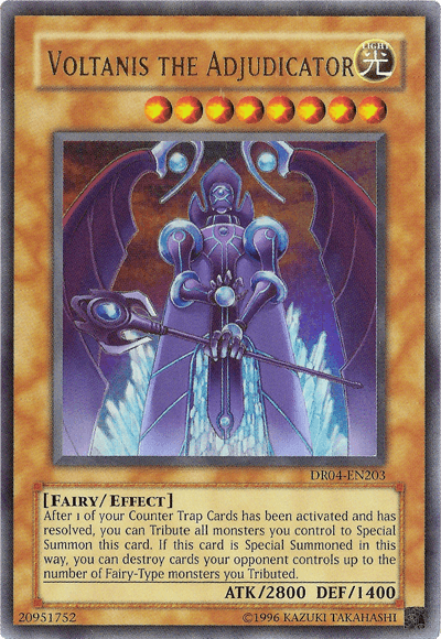 Voltanis the Adjudicator [DR04-EN203] Ultra Rare (ONLINE ORDER ONLY)