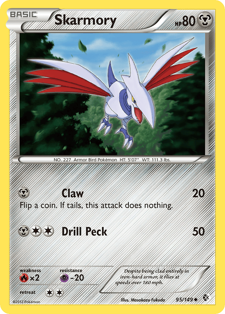 Skarmory (95/149) [Black & White: Boundaries Crossed] (Online Only)