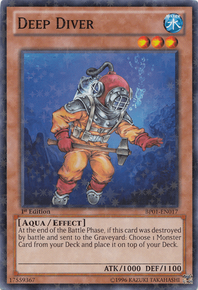Deep Diver [BP01-EN017] Starfoil Rare (ONLINE ORDER ONLY)