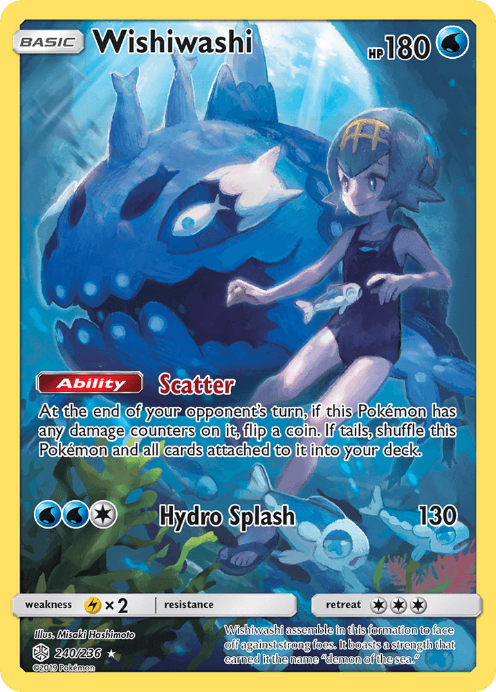 Wishiwashi (240/236) [Sun & Moon: Cosmic Eclipse] (Online Only)